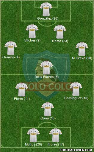 CSD Colo Colo Formation 2012