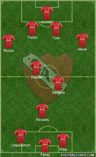 Independiente Formation 2012