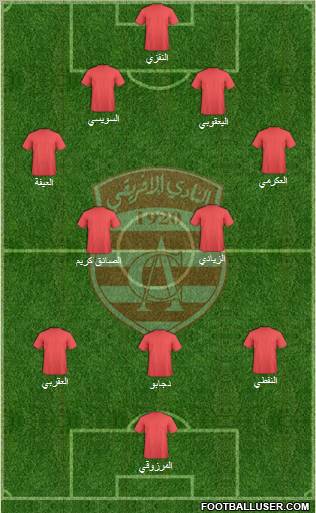 Club Africain Tunis Formation 2012
