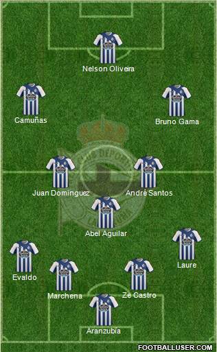 R.C. Deportivo de La Coruña S.A.D. Formation 2012