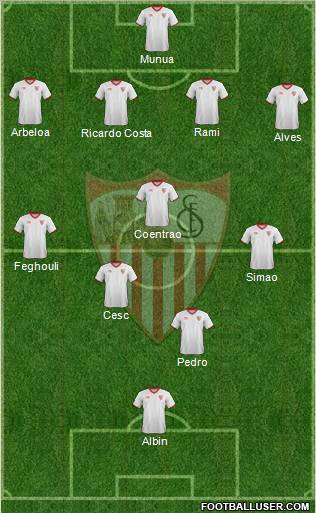 Sevilla F.C., S.A.D. Formation 2012