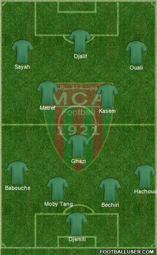 Mouloudia Club d'Alger Formation 2012