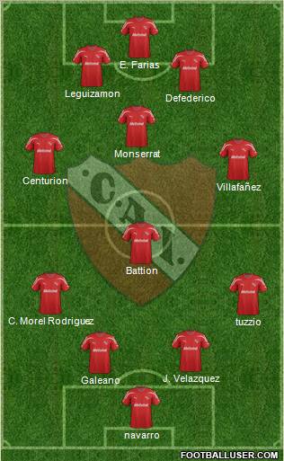Independiente Formation 2012