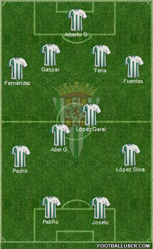 Córdoba C.F., S.A.D. Formation 2012