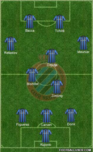 Club Brugge KV Formation 2012