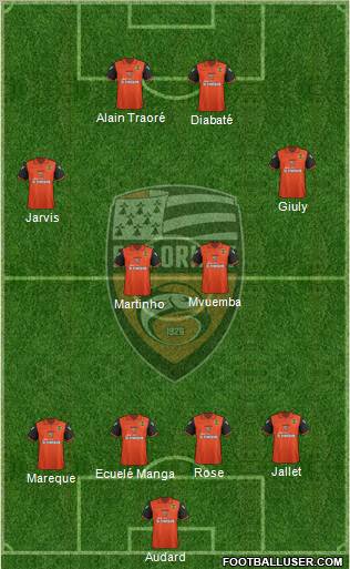 FC Lorient Bretagne Sud Formation 2012