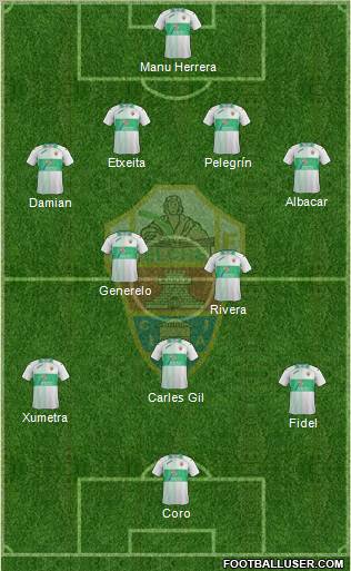 Elche C.F., S.A.D. Formation 2012