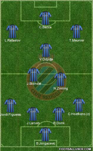 Club Brugge KV Formation 2012