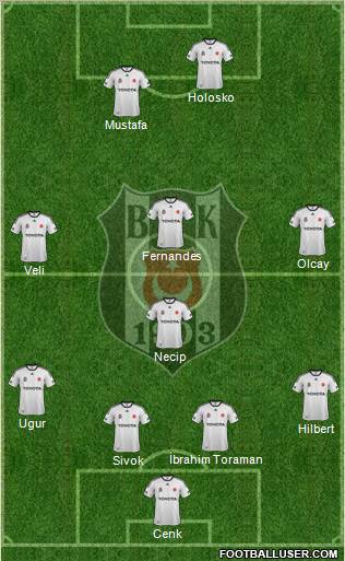 Besiktas JK Formation 2012