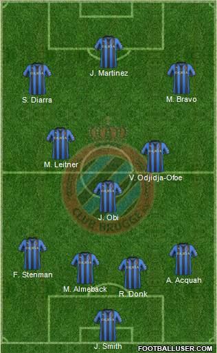 Club Brugge KV Formation 2012