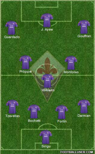 Fiorentina Formation 2012