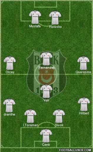 Besiktas JK Formation 2012