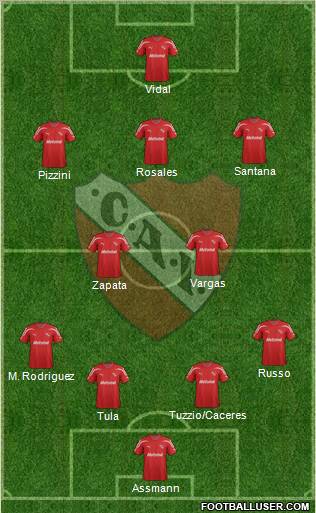 Independiente Formation 2012