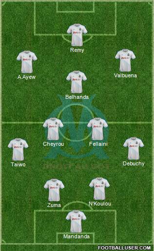 Olympique de Marseille Formation 2012