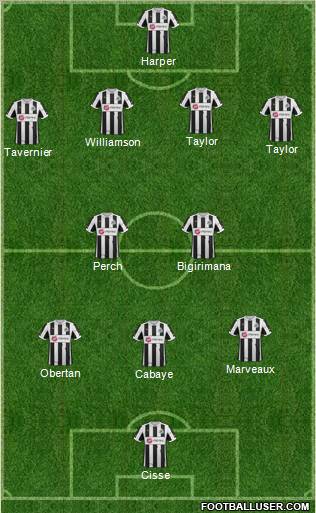 Newcastle United Formation 2012