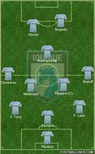 CD Municipal Iquique S.A.D.P. Formation 2012