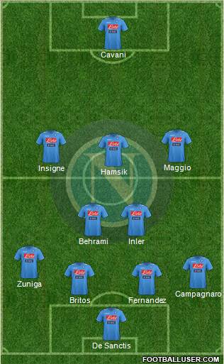 Napoli Formation 2012