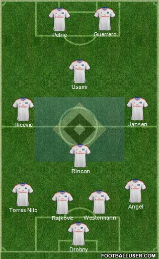 Hamburger SV Formation 2012