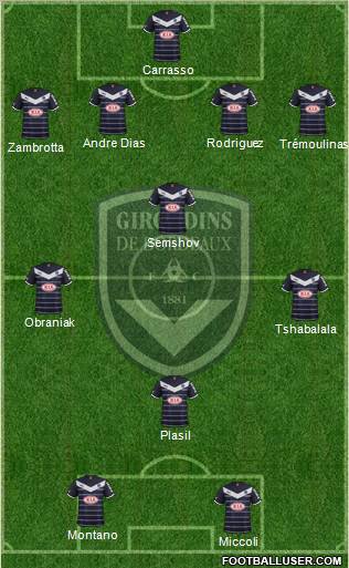 FC Girondins de Bordeaux Formation 2012