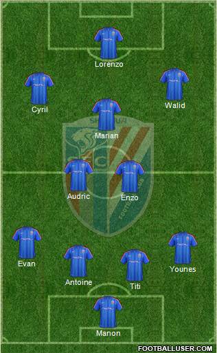 Shanghai Shenhua Formation 2012