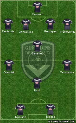 FC Girondins de Bordeaux Formation 2012