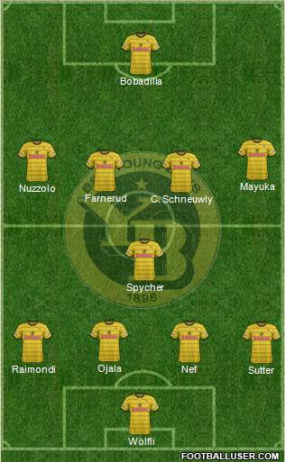 BSC Young Boys Formation 2012