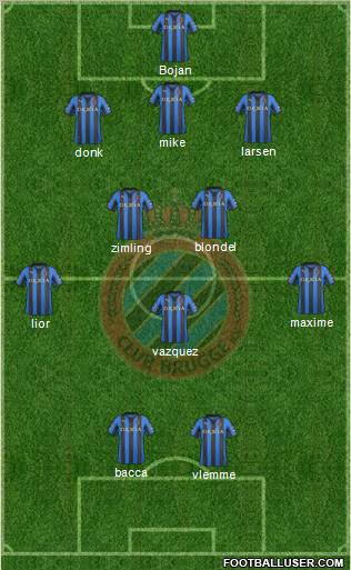 Club Brugge KV Formation 2012