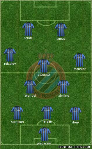 Club Brugge KV Formation 2012