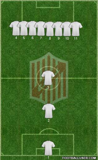 9 de Julio Formation 2012