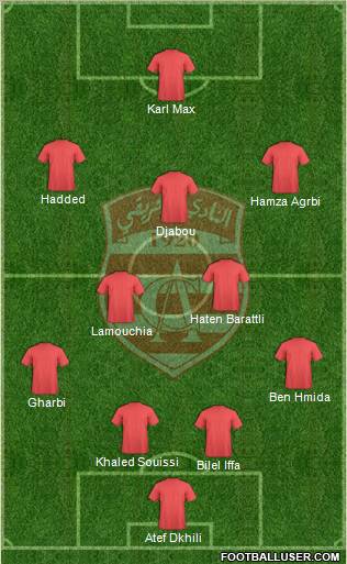 Club Africain Tunis Formation 2012