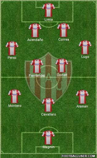 Unión de Santa Fe Formation 2012