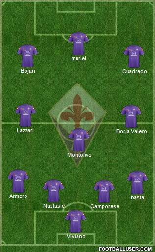 Fiorentina Formation 2012