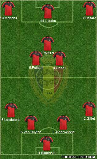 Belgium Formation 2012