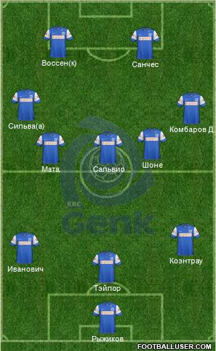 K Racing Club Genk Formation 2012