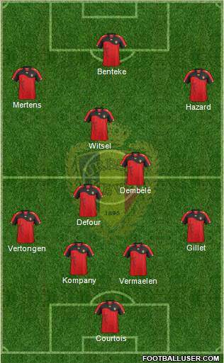 Belgium Formation 2012