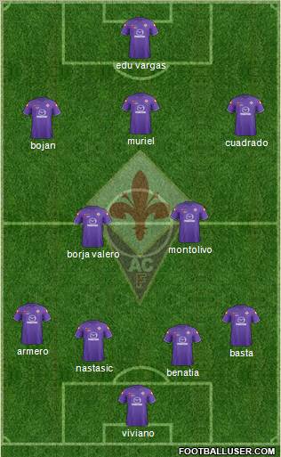 Fiorentina Formation 2012