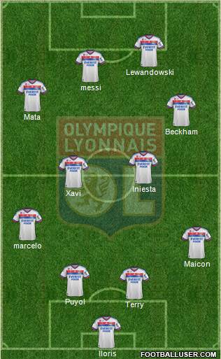 Olympique Lyonnais Formation 2012