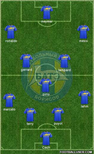 BATE Borisov Formation 2012