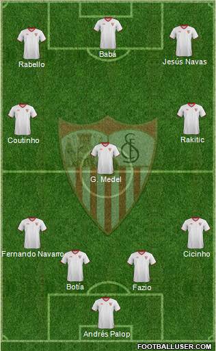 Sevilla F.C., S.A.D. Formation 2012