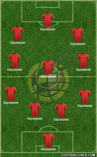 Spain Formation 2012