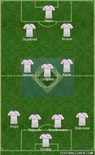Hamburger SV Formation 2012
