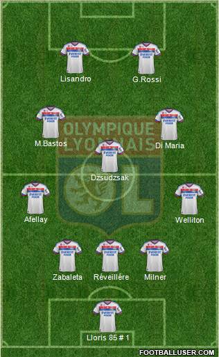 Olympique Lyonnais Formation 2012