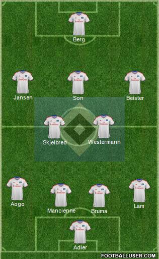 Hamburger SV Formation 2012