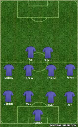 World Cup 2010 Team Formation 2012