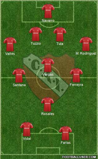 Independiente Formation 2012