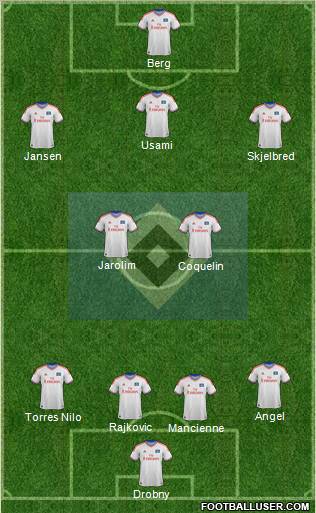 Hamburger SV Formation 2012