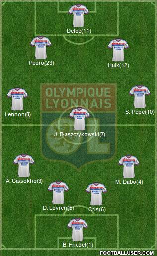 Olympique Lyonnais Formation 2012