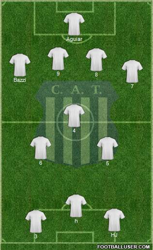Talleres de Córdoba Formation 2012