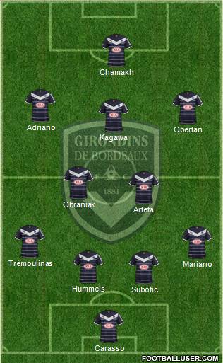 FC Girondins de Bordeaux Formation 2012