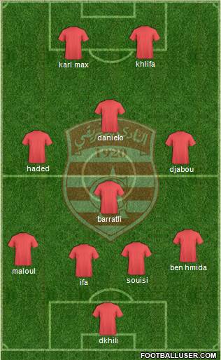 Club Africain Tunis Formation 2012